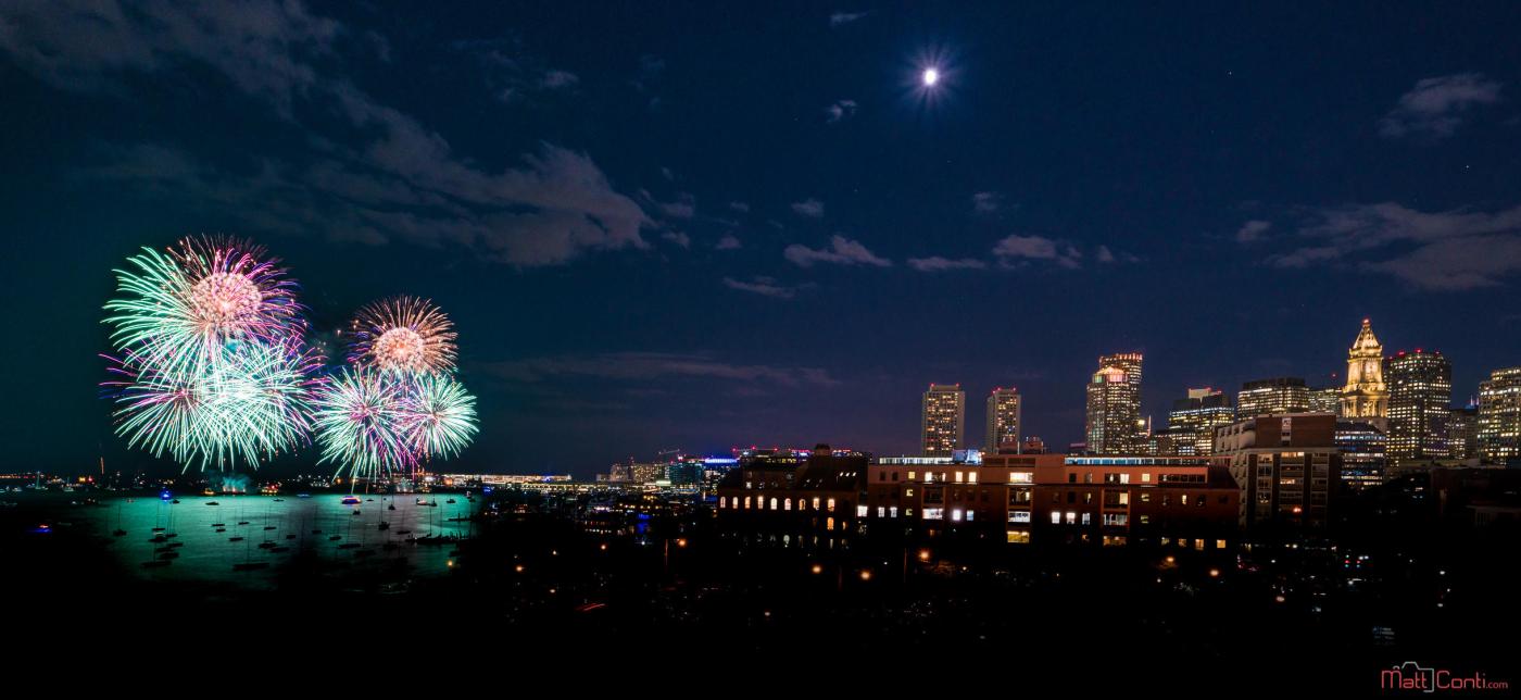 Boston Harborfest Fireworks Cruise Liberty Fleet of Tall Ships