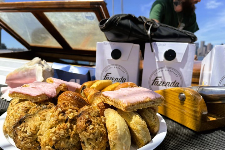 a plate of food on a table